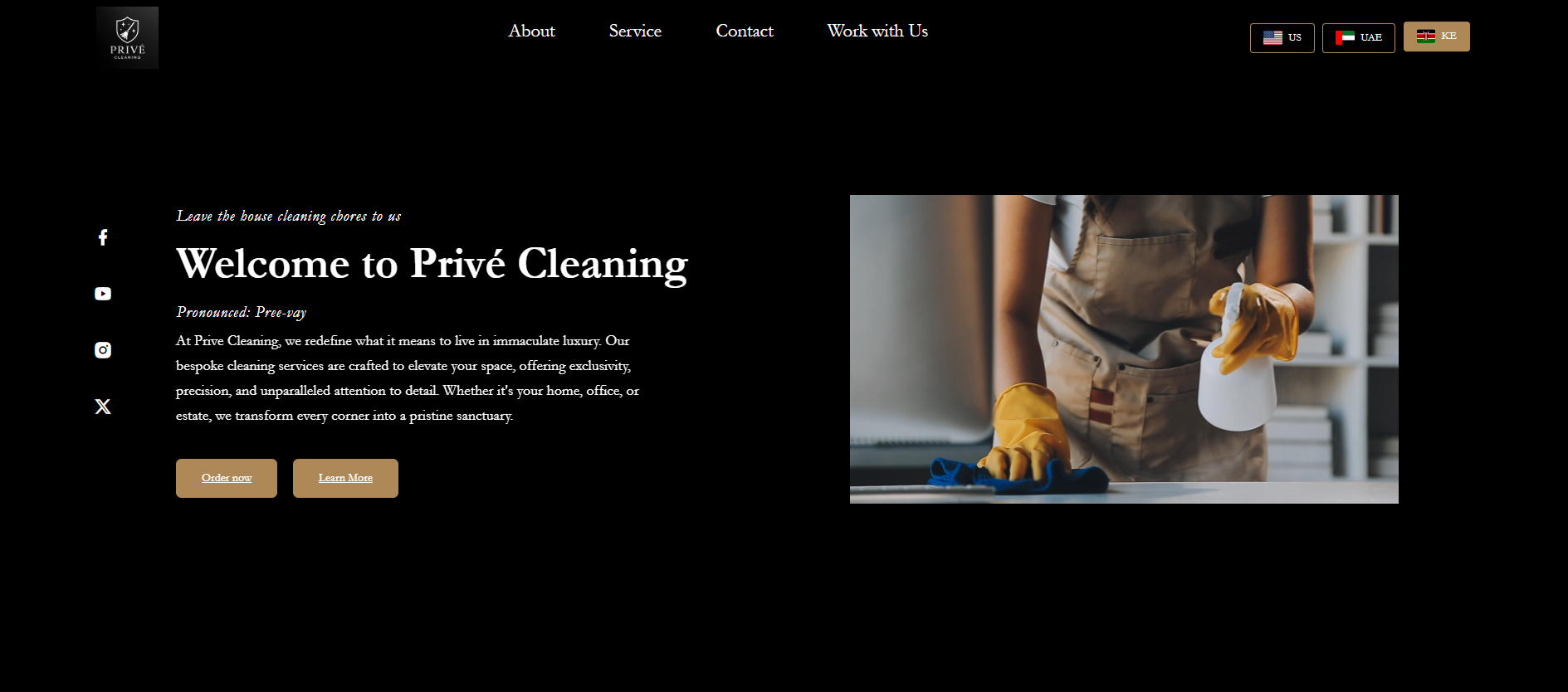 Prive Cleaning Project